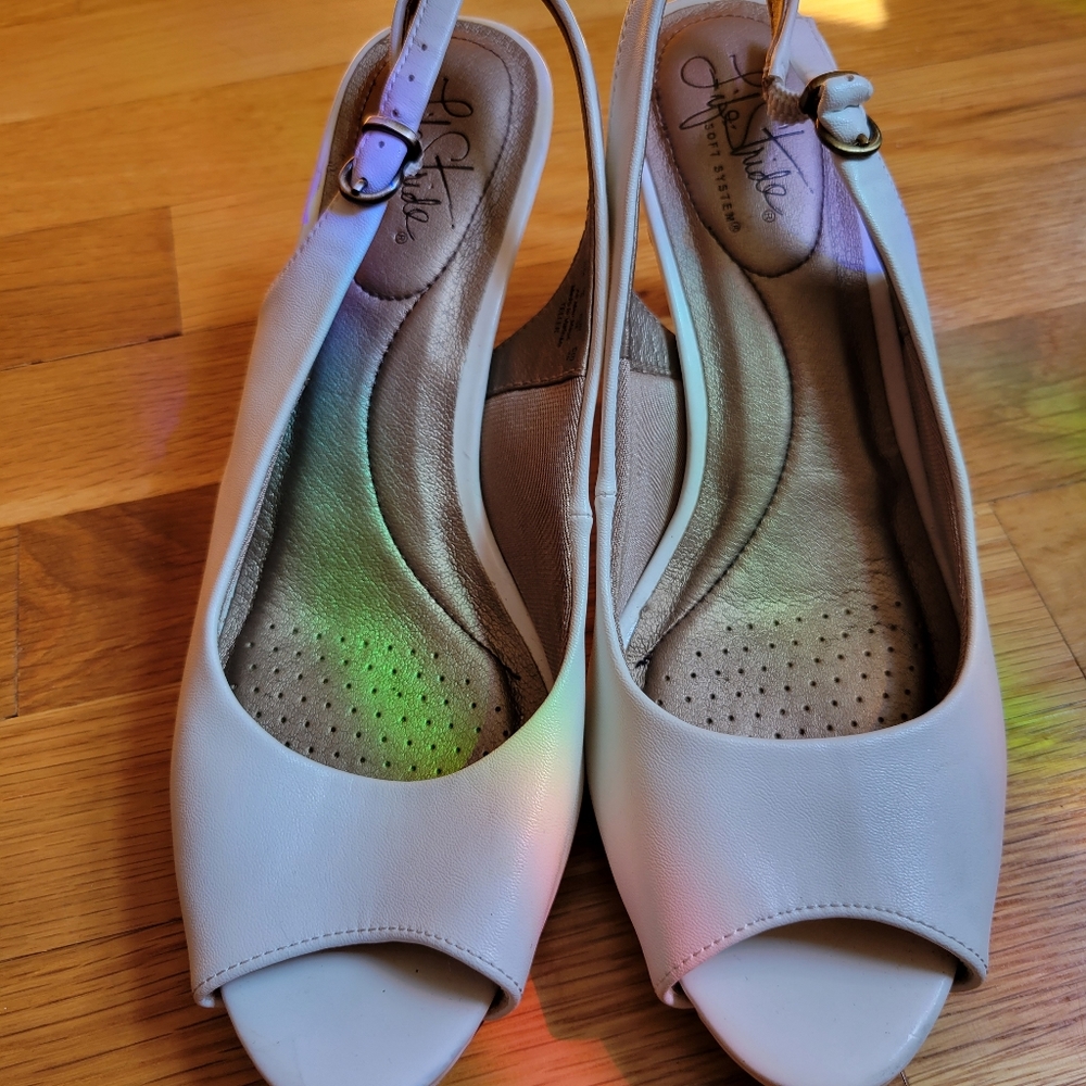 White heels